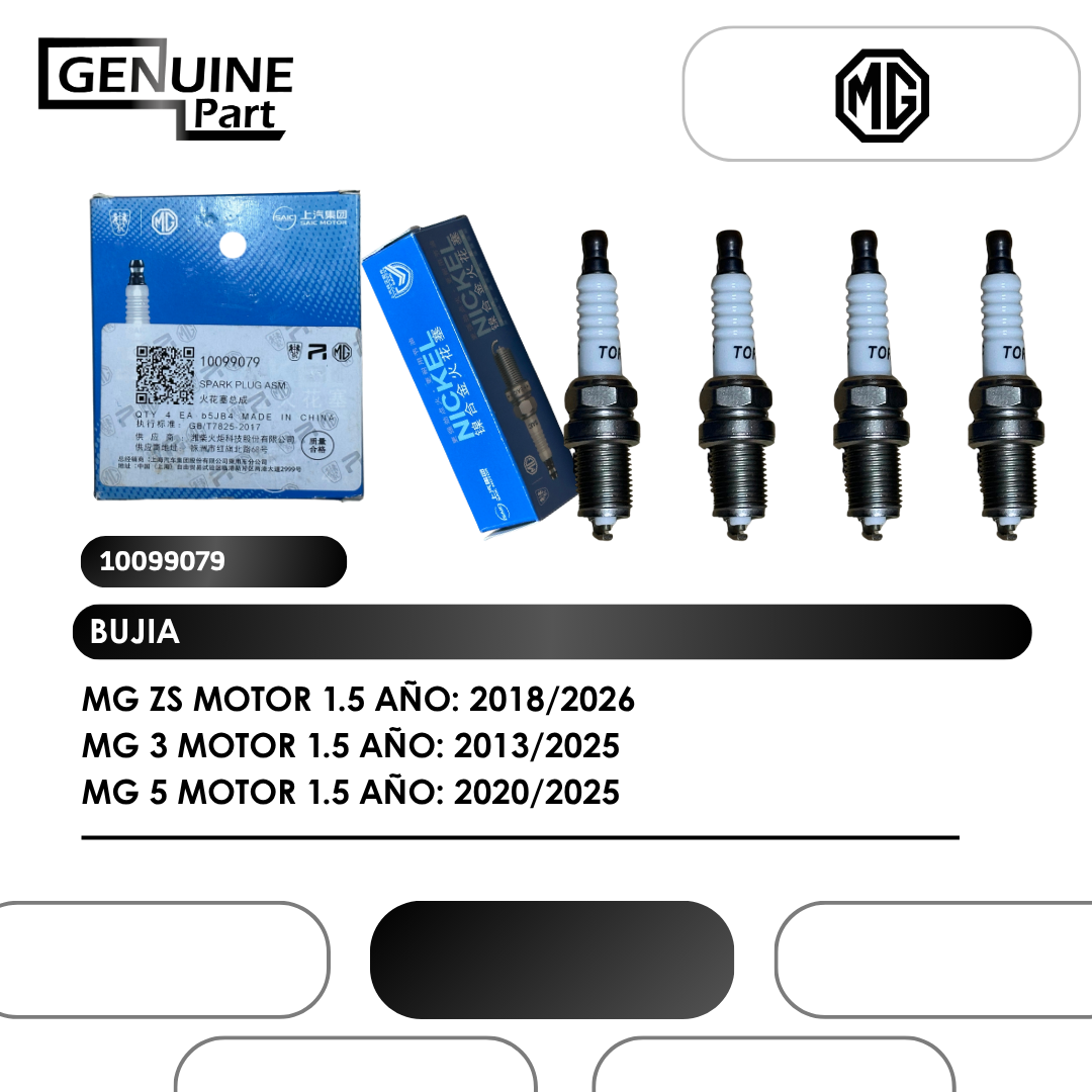 BUJIA MG ZS MOTOR 1.5 (2018/2026)