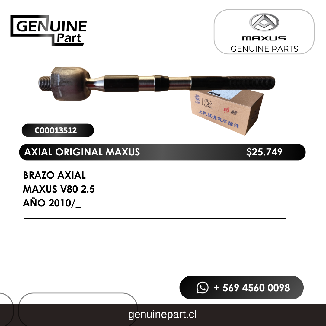 Brazo Axial Maxus V80 2.5 (2010/_)