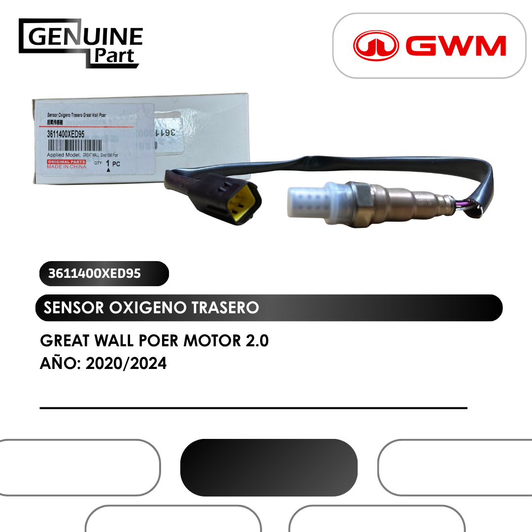 SENSOR OXIGENO TRASERO GREAT WALL POER MOTOR 2.0 (2020/2024)
