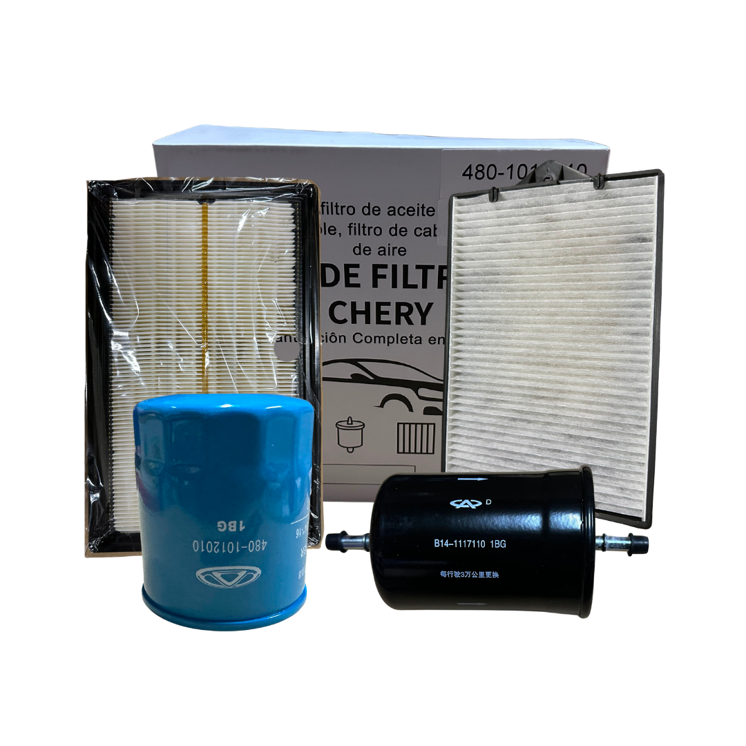 KIT DE MANTENCION (FILTROS) CHERY TIGGO 2 MOTOR 1.5 (2019/2025)