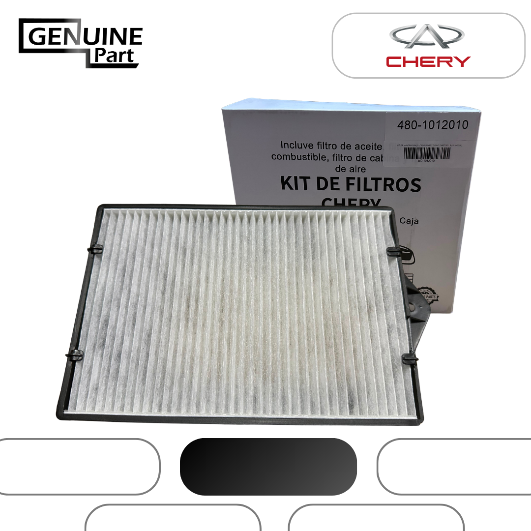 KIT DE MANTENCION (FILTROS) CHERY TIGGO 2 MOTOR 1.5 (2019/2025)